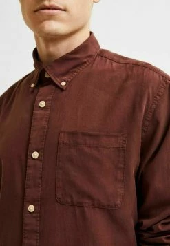 Le moins cher 🎁 Selected Homme Chemise - Bitter Chocolate 😉 -Selected Homme Soldes Boutique ebcb705d26ea423998a4e10dc3ea0111