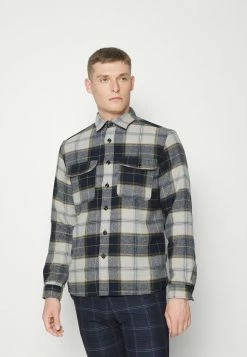 Top 10 😉 Selected Homme SLHLOOSEKELLEN OVERSHIRT - Veste Mi-saison - Dark Blue 🎉