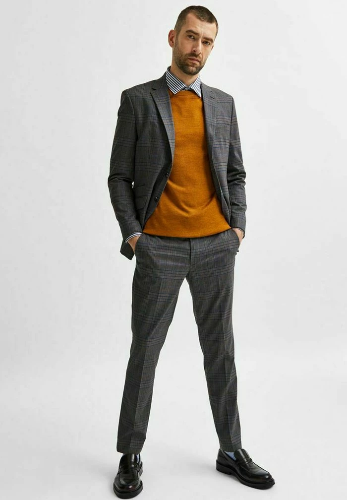 Top 10 😍 Selected Homme SLIM FIT - Pantalon De Costume - Grey ✨ 2 Top 10 😍 Selected Homme SLIM FIT - Pantalon De Costume - Grey ✨ – Image 2