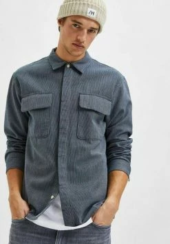 Grosses soldes 🎉 Selected Homme Chemise - Dark Blue ⌛ -Selected Homme Soldes Boutique ecb03173092440348c131fe55e9be060