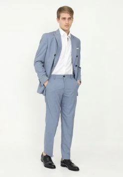 Nouveau 🧨 Selected Homme Pantalon Classique - Blue 🔔