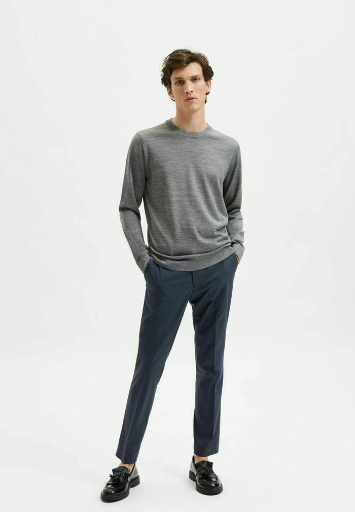 Offres 🎉 Selected Homme SLHTOWN - Pullover - Titanium 🧨 2 Offres 🎉 Selected Homme SLHTOWN - Pullover - Titanium 🧨 – Image 2