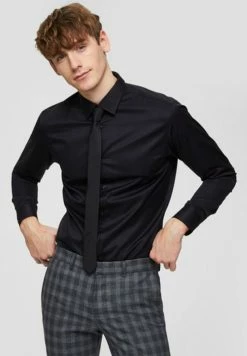Bon marché 🧨 Selected Homme SLHSLIMPEN - Chemise Classique - Black 🥰