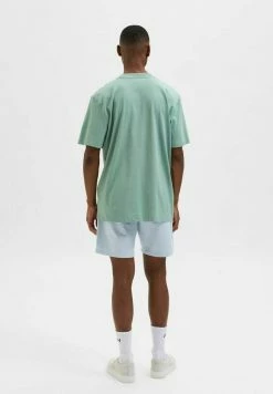 Sortie 🔔 Selected Homme SLHRELAXDENTON - T-shirt Imprimé - Granite Green 😍 -Selected Homme Soldes Boutique efa792d887414e71babb9217d7ae1cb6