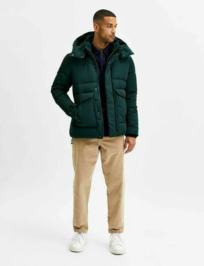 Nouveau ⭐ Selected Homme Veste D'hiver - Scarab 🎉 2 Nouveau ⭐ Selected Homme Veste D'hiver - Scarab 🎉 – Image 2