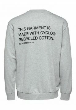 Offres ⌛ Selected Homme Sweatshirt - Grey Melange 🌟 -Selected Homme Soldes Boutique f0b28c1d9f0f49c69ac2dfb5b7438c91