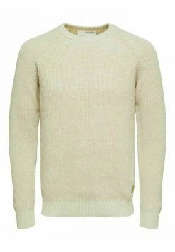 De gros 😉 Selected Homme STRUKTURIERT - Pullover - Egret 👏 -Selected Homme Soldes Boutique f0bbe172afee4f52bf1a220a70ba750f