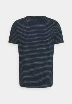 Coupon ⭐ Selected Homme SLHMORGAN STRIPE O NECK TEE - T-shirt Basique - Dark Sapphire/egret 😉 -Selected Homme Soldes Boutique f0e2290a75f54778860f68a35190ccf1