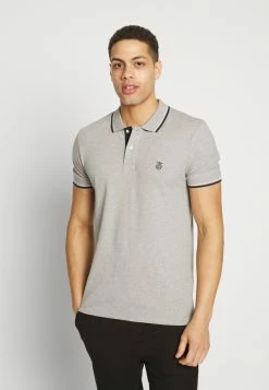 Offres 😀 Selected Homme SLHNEWSEASON - Polo - Medium Grey Melange 😀