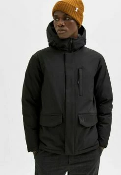 Promo 😀 Selected Homme Veste D'hiver - Black 👏 -Selected Homme Soldes Boutique f147c486ea39451d9b69644ff437f0ad