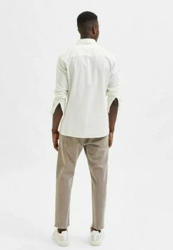 Meilleure affaire 🤩 Selected Homme Chemise - Egret 🎉 -Selected Homme Soldes Boutique f1b9cbaa6d8c4f498ee4394d7c063021