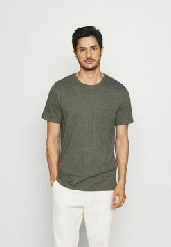 Meilleur prix 🔔 Selected Homme SLHDECKER O NECK TEE - T-shirt Basique - Forest Night 🤩