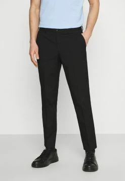 Nouveau 👍 Selected Homme SLHSLIM MYLOLOGAN CROP - Pantalon Classique - Black 🥰