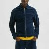 Bon marché 💯 Selected Homme Veste Légère - Blue Indigo 👏