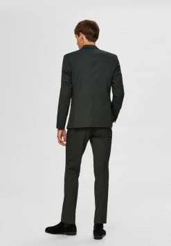 Promo 🧨 Selected Homme SLIM FIT - Blazer - Rifle Green 👏 -Selected Homme Soldes Boutique f49bb1c59a2a415cb229038edf9b723b