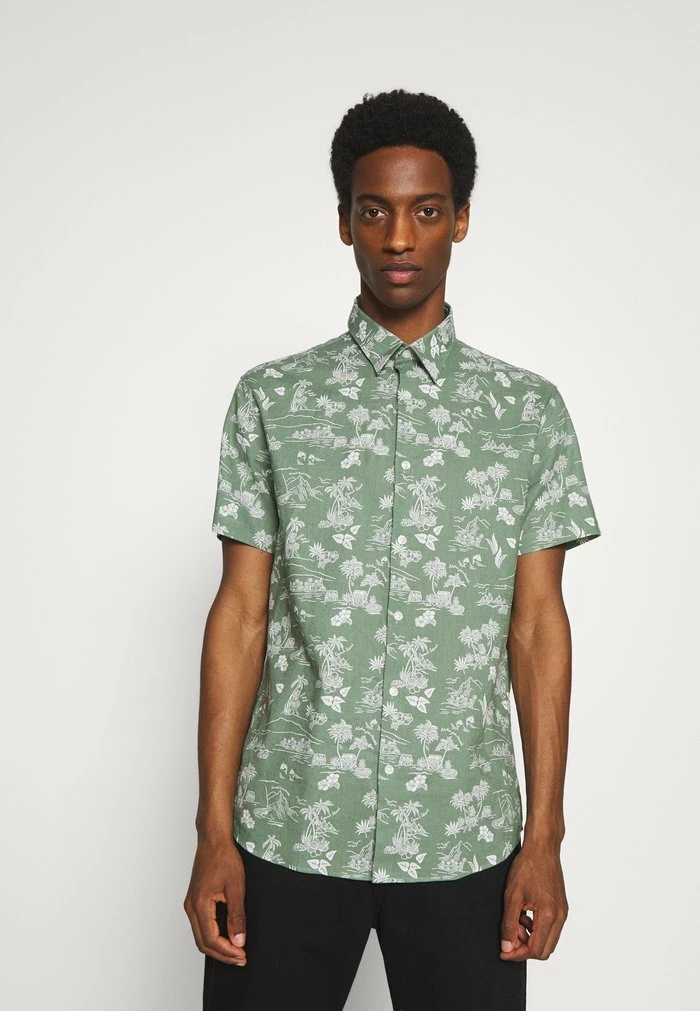 Offres ⌛ Selected Homme SLHREGAOP 👕 SHIRT - Chemise - Tea/hawaii ⌛ 1 Offres ⌛ Selected Homme SLHREGAOP 👕 SHIRT - Chemise - Tea/hawaii ⌛