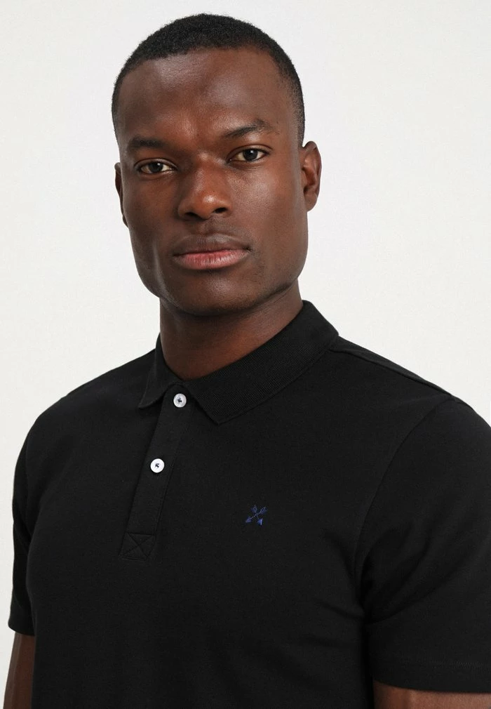 Nouveau 🤩 Selected Homme SLHLUKE SLIM FIT - Polo - Black 🥰 4 Nouveau 🤩 Selected Homme SLHLUKE SLIM FIT - Polo - Black 🥰 – Image 4