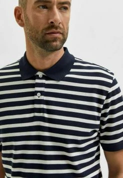 Grosses soldes 🎁 Selected Homme KURZÄRMELIGES - Polo - Sky Captain ❤️ -Selected Homme Soldes Boutique f5de224794e34bca959fab23b6ef4517