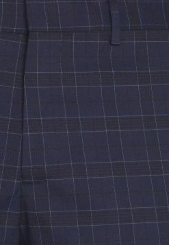 Budget 🎁 Selected Homme SLHSLIM KYLELOGAN - Pantalon Classique - Navy Blue/light Blue 🤩 -Selected Homme Soldes Boutique f5fbfbddc816477ba5aeb3f5bb569f8b