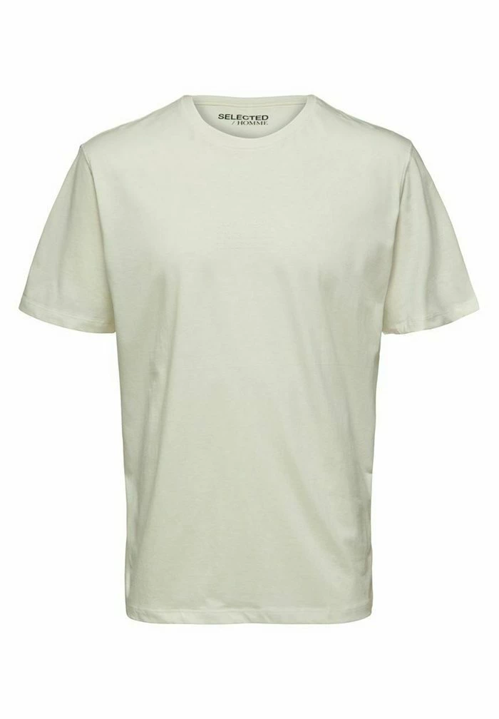 Grosses soldes 🎁 Selected Homme T-shirt Imprimé - Egret 🔔 6 Grosses soldes 🎁 Selected Homme T-shirt Imprimé - Egret 🔔 – Image 6