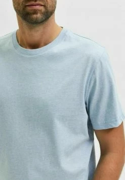 Budget 😉 Selected Homme SLHNORMAN SS O-NECK S NOOS - T-shirt Basique - Celestial Blue ❤️ -Selected Homme Soldes Boutique f670248f0d854c04ae4eac00c5cd713d