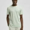 Offres 🧨 Selected Homme SLHNORMAN SS O-NECK S NOOS - T-shirt Basique - Desert Sage 🌟
