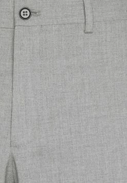 Meilleure affaire 😀 Selected Homme SLHSLIM MYLOLOGAN CROP - Pantalon Classique - Light Grey Melange 🔔 -Selected Homme Soldes Boutique f75b3bb87e9c4417b2ce673d3c3493ac