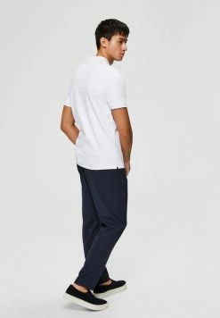 Meilleur prix 😀 Selected Homme Polo - Bright White 🌟 -Selected Homme Soldes Boutique f838dc20590346ad821bd45a40d90156