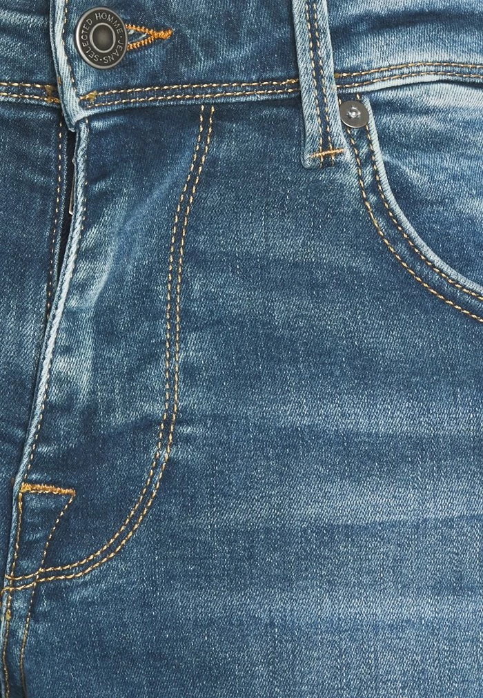 Remise 🧨 Selected Homme SLHSTRAIGHT SCOTT - Jean Droit - Medium Blue Denim ✨ 3 Remise 🧨 Selected Homme SLHSTRAIGHT SCOTT - Jean Droit - Medium Blue Denim ✨ – Image 3