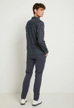 Promo 🤩 Selected Homme SLHSLIMFLANNEL - Chemise - Dark Blue 🔥 -Selected Homme Soldes Boutique f93e765f2c804b8fa07bd5383571bf11