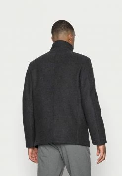 Tout neuf 🎁 Selected Homme SLHLEEDS WOOLFIELD - Manteau Classique - Dark Grey 🌟 -Selected Homme Soldes Boutique f948e54847a44e4cbba557b156f8e571