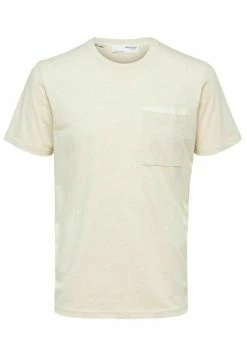 Le moins cher 🤩 Selected Homme T-shirt Basique - Light Sand Melange 😀 -Selected Homme Soldes Boutique f96d49eac5644af4a17282554c75e49a
