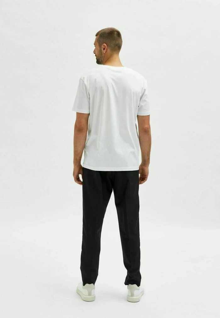 Meilleure vente 🌟 Selected Homme KURZE ÄRMEL - T-shirt Basique - White 🥰 3 Meilleure vente 🌟 Selected Homme KURZE ÄRMEL - T-shirt Basique - White 🥰 – Image 3
