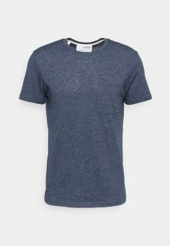 Budget 🤩 Selected Homme SLHDECKER O NECK TEE - T-shirt Basique - 👗 Dress Blues ✨ -Selected Homme Soldes Boutique fac092f4849b4aa8a5ea61e3b1cb32e7