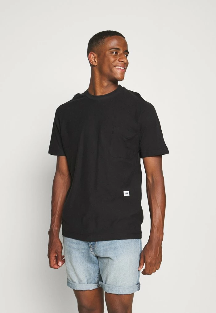 Bon marché 🌟 Selected Homme SLHRELAXALBION O NECK TEE - T-shirt Basique - Black 😍 1 Bon marché 🌟 Selected Homme SLHRELAXALBION O NECK TEE - T-shirt Basique - Black 😍