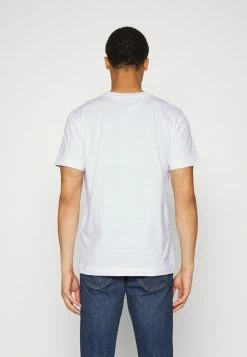 Meilleure vente 👏 Selected Homme SLHMARIO O-NECK TEE - T-shirt Imprimé - Bright White 🎉 -Selected Homme Soldes Boutique febe78bec4ac4d66b517c1fb783d9f90