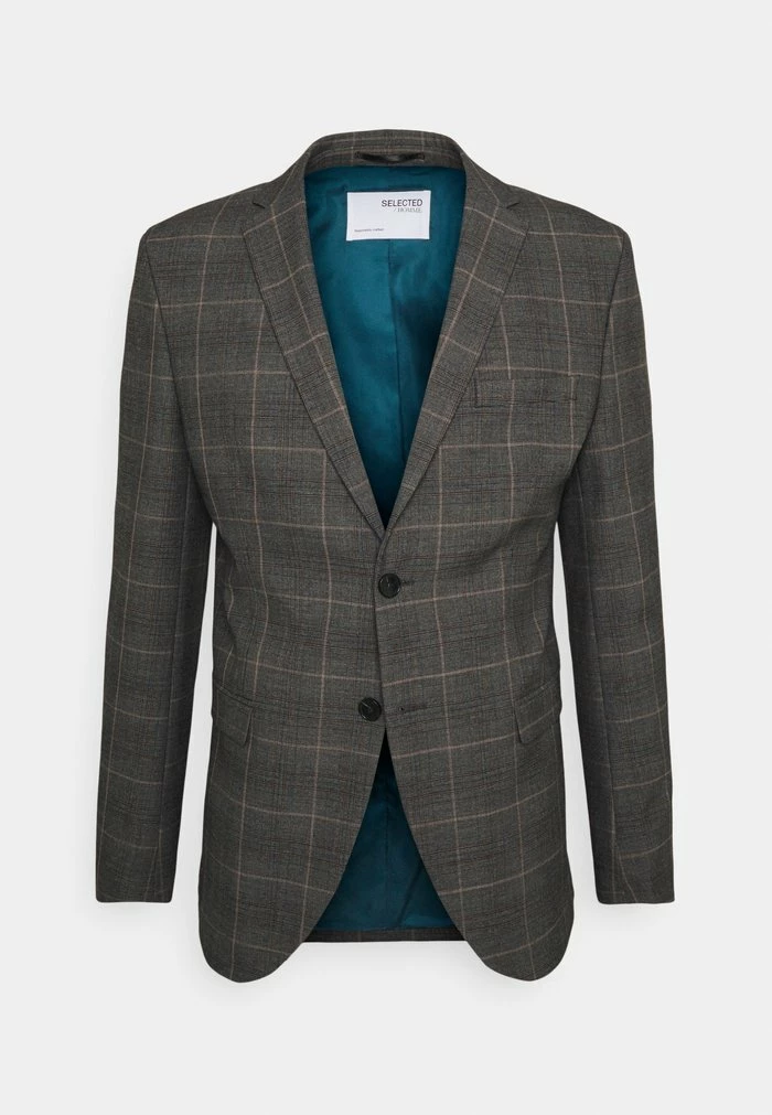 Le moins cher 🛒 Selected Homme MYLOLOGAN SLIM SUIT - Costume - Grey 💯 3 Le moins cher 🛒 Selected Homme MYLOLOGAN SLIM SUIT - Costume - Grey 💯 – Image 3