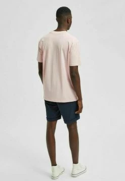 Remise ✨ Selected Homme STEHKRAGEN RELAXED FIT - T-shirt Basique - Silver Pink ⌛ -Selected Homme Soldes Boutique ff1c462e762d4e25a058fdde713dbe05